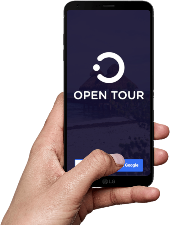 Open Tour login screen